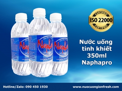 Nước uống tinh khiết 350ml NaPhaPro 